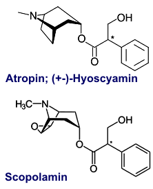 Atropin, Scopolamin
