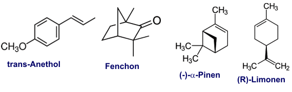 Anethol, Fenchon