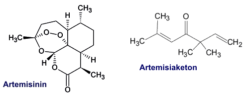 Inhaltsstoffe Einjähriger Beifuss: Artemisinin, Artemisiaketon