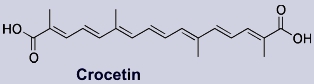 Crocetin - Inhaltsstoff des Safrans