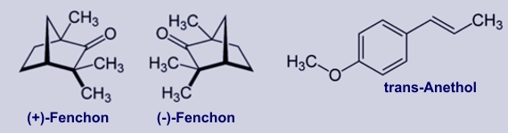 Trans-Anethol und Fenchon