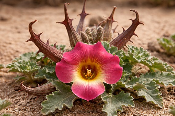 Afrikanische Teufelskralle (Harpagophytum procumbens) – Pflanze mit charakteristischen Blättern